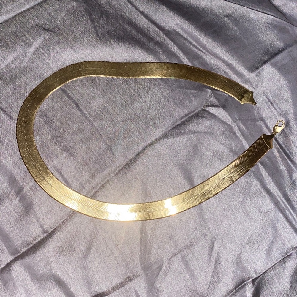 Herringbone Gold Chain